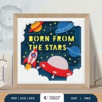 Baby Boy 3D Shadow Box