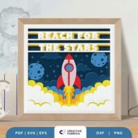 Baby Boy Nursery 3D Shadow