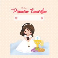 Bloco Primeira Comunhão Menina
