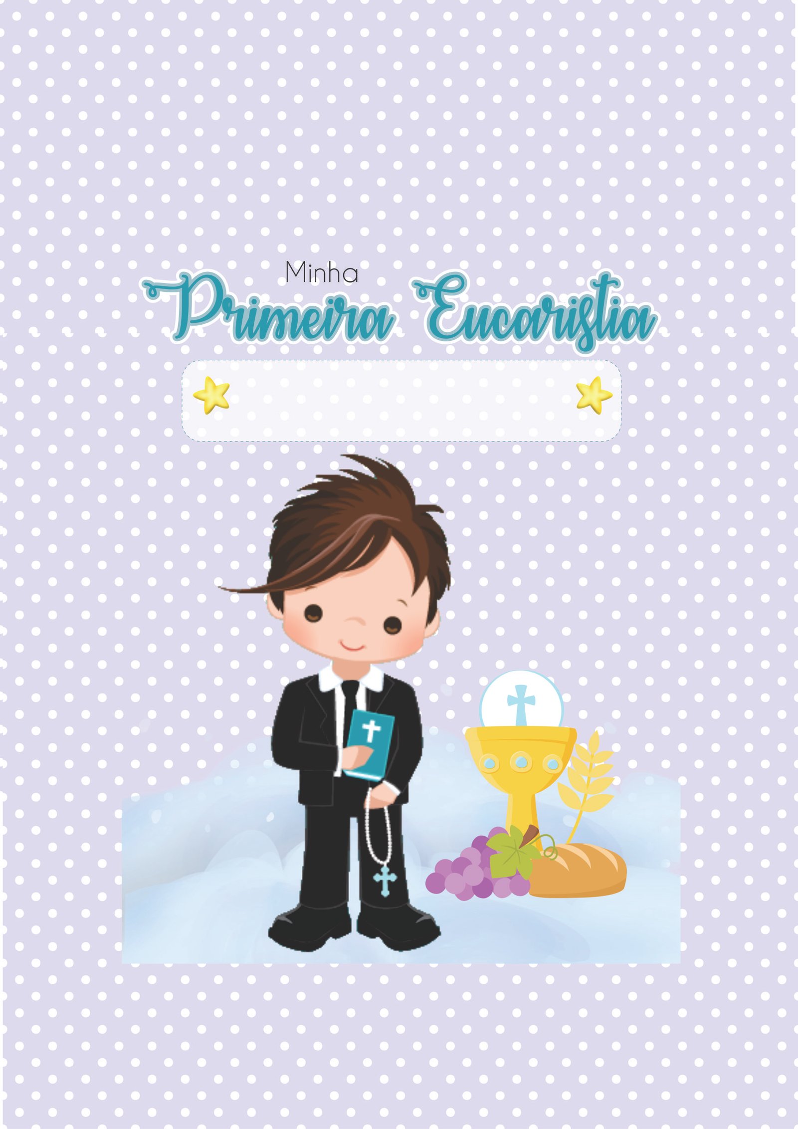Bloco-Primeira-Comunhao-Menino Bloco Primeira Comunhão Menino - Imagem 1