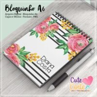 Bloquinho A6 Brinde Live Cute Corte By Diana Costa