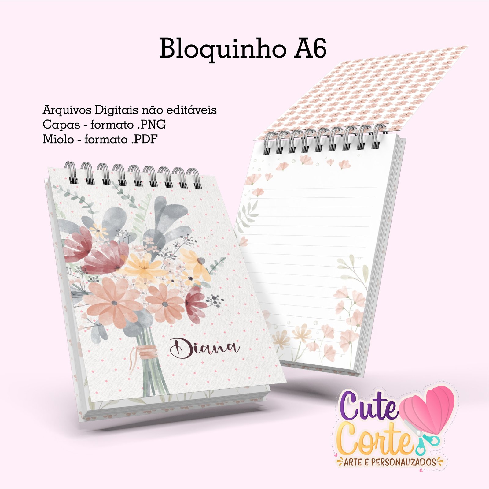 Bloquinho_Botanical_Cute-Corte Bloquinho Botanical Cute Corte - Imagem 1