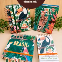 Brasil Tropical Kit Encadernação Especial + Video Aulas Aulas Polly