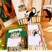 Brasil Tropical Kit Fofo encadernação