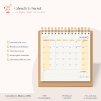 Calendário Pocket