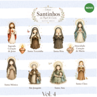 Coleção Santinhos Em Papel de Carta Santa Ideia Volume 4 B3r5yz