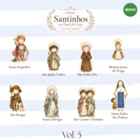 Coleção Santinhos Em Papel de Carta Santa Ideia Volume 5 Rbcl9c
