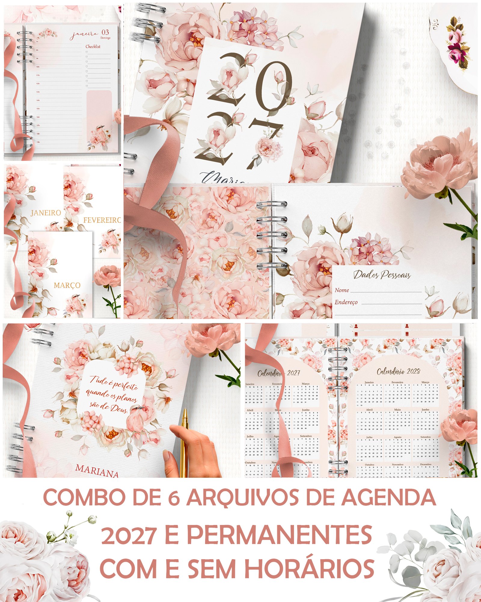 COMBO-6-Agendas-2027-e-Permanente-COM-e-SEM-HORARIOS-Refugio Combo 6 Agendas e Permanente com e Sem Horários Refúgio - Imagem 1