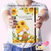 Caderno A5 Bloquinho A6 Sunflowers 1 +