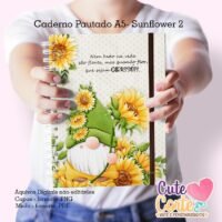Caderno A5 Bloquinho A6 Sunflowers 2 +