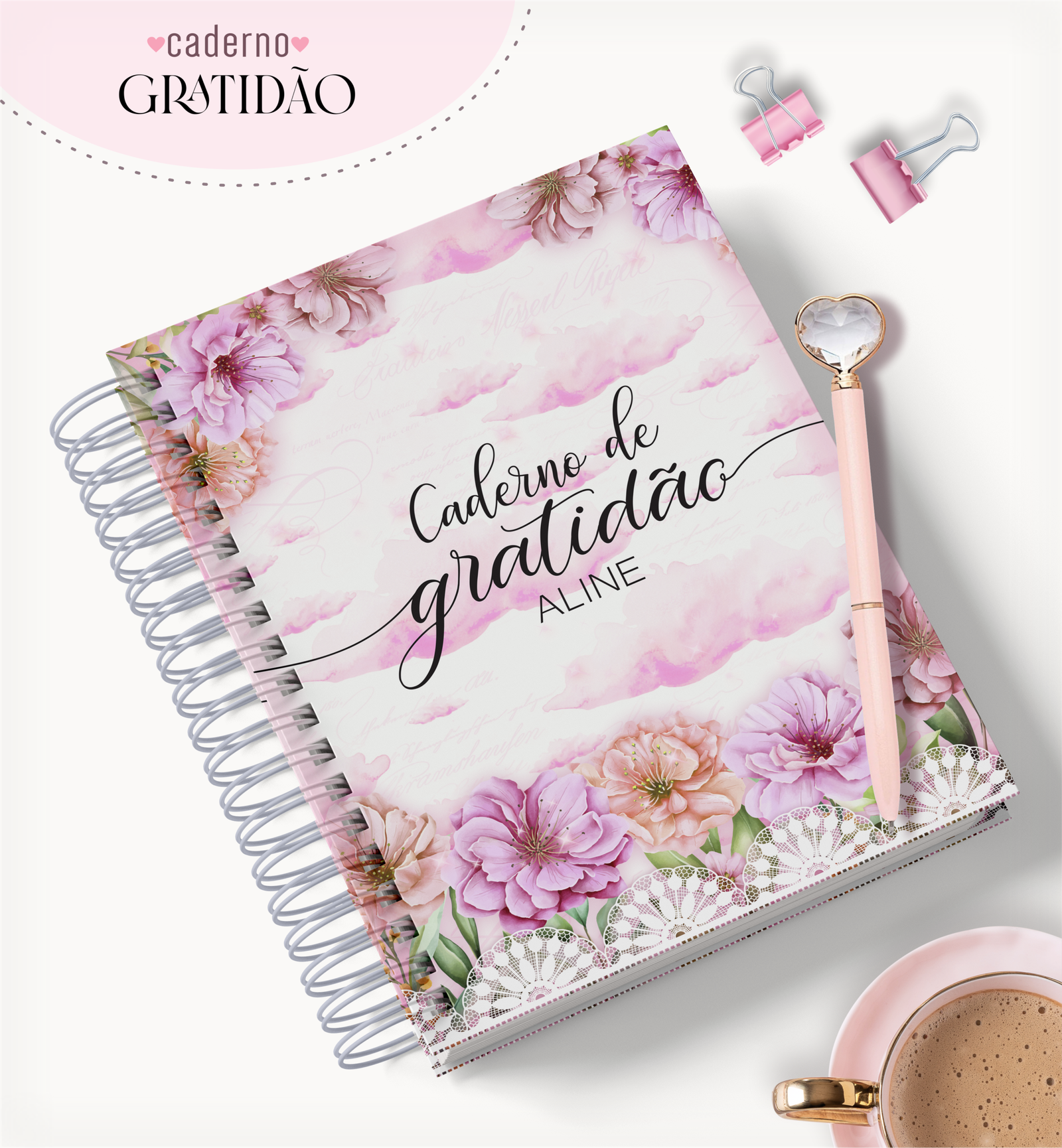 Caderno-Gratidao Caderno Gratidão - Imagem 1