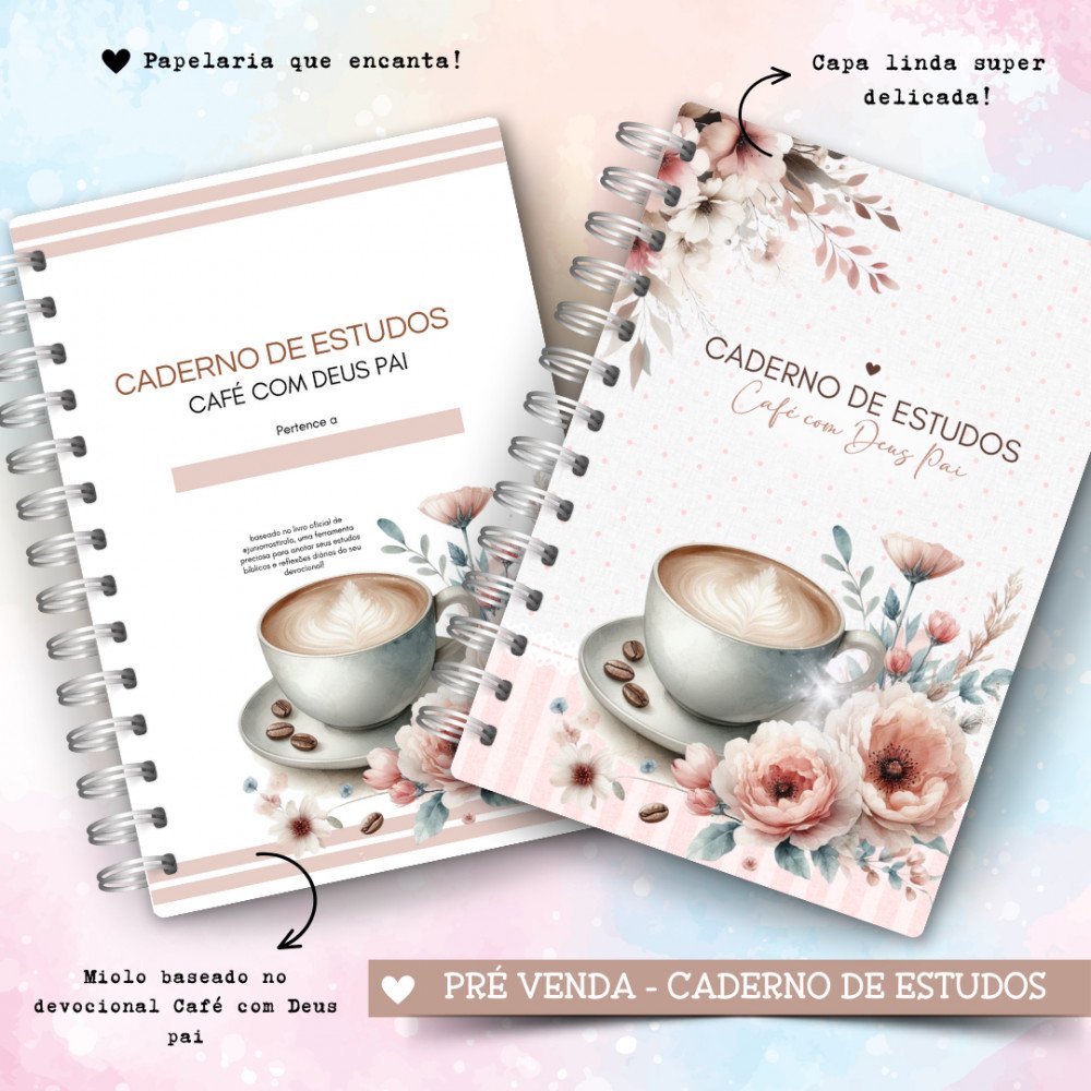 Caderno-de-Estudos-Cafe-com-Deus-Pai Caderno de Estudos Café com Deus Pai - Imagem 1
