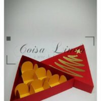 Caixa Triangular para 6 Docinhos