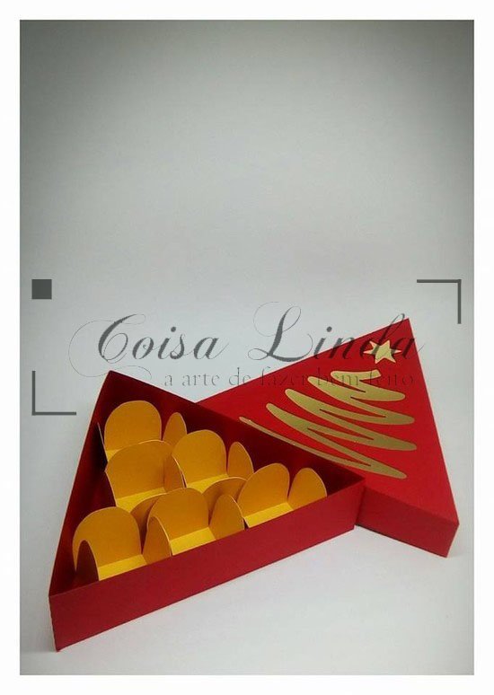 Caixa-Triangular-Para-6-Docinhos Caixa Triangular para 6 Docinhos - Imagem 1