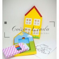 Caixinha para Kit Colorir Peppa