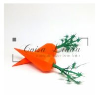 Cenoura Decorativa 3D