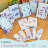 Combo Encadernação Devocionais Lavanda