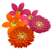 Combo Flores para Topo de Bolo Tropical