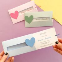 Convite de Casamento Deslizante