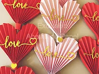Coracao-LequeLove-Abelha Coração Leque love - Imagem 1