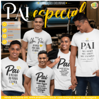 Dia dos Pais Especial Arte para Camisas