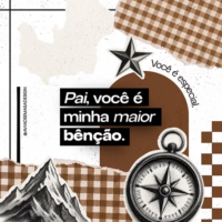 Dia dos Pais Pai É Bênção