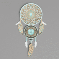 Dream Catcher 3D Layered Laser