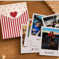 Envelope com Polaroid Diversas Datas