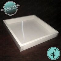 Arquivo de corte caixa Borda Dupla Tampa Acetato 21x21x3cm 1
