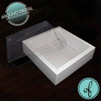 Arquivo de corte caixa Borda Dupla G Acetato Ext 12x12x4 2,1