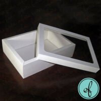Arquivo de corte caixa Borda Dupla Visor 17x12x5cm 2
