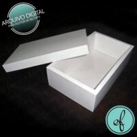 Arquivo de corte caixa Borda Dupla 23x13x7 1