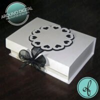 Arquivo de corte caixa Borda Dupla Tampa Aba 6 Doces 1