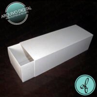 Arquivo de corte caixa Tampa Deslizante 18,5x6,5x5cm 1