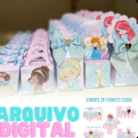 Festa Pronta Princesas Disney Cute