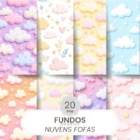 Fundos Nuvens Fofas PNG