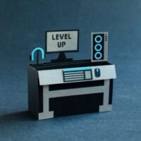 Gamer Computer Pop Up Box