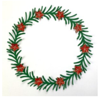 Guirlanda Flor Natal Mod 10