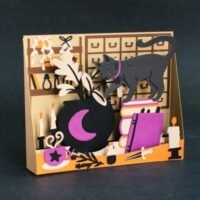Halloween Witch Kitchen Box Card