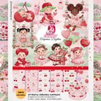 Kit Digital Cerejinhas Baby 2D