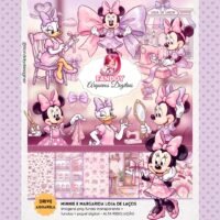 Kit Digital Minnie e Margarida Loja de Laços