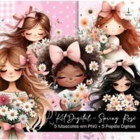 Kit 3 Spring Rosê