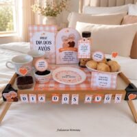 Kit Cafe da Manha Dia dos Avos