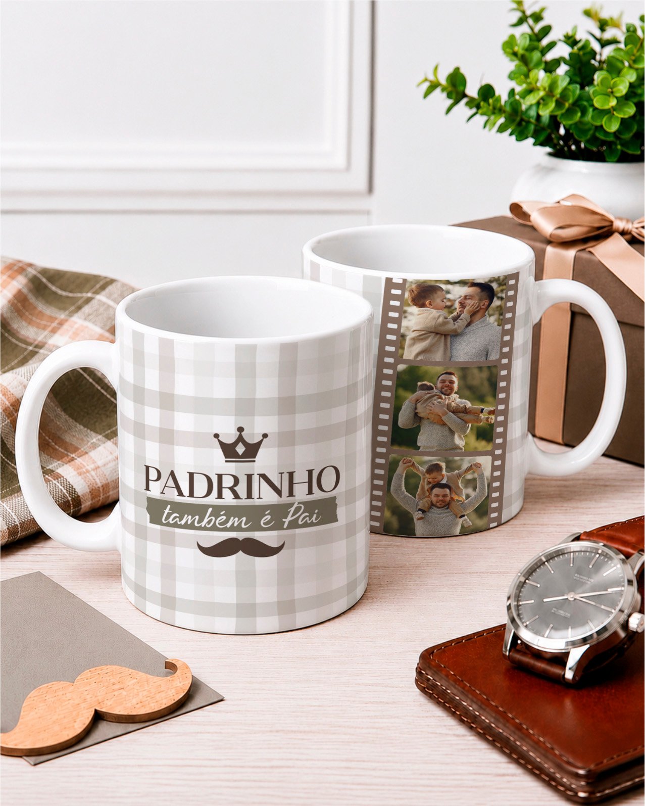 Kit-Caneca-Dia-dos-Pais-V6-COM-FOTO Kit Caneca Dia dos Pais V6 com Foto - Imagem 1