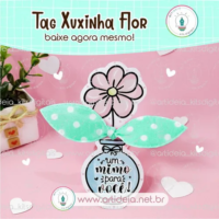 Tag Xuxinha Vasinho Flor