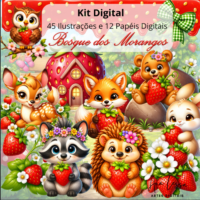 Kit Digital Bosque dos Morangos