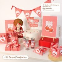 Kit Festa Pronta Cerejinha