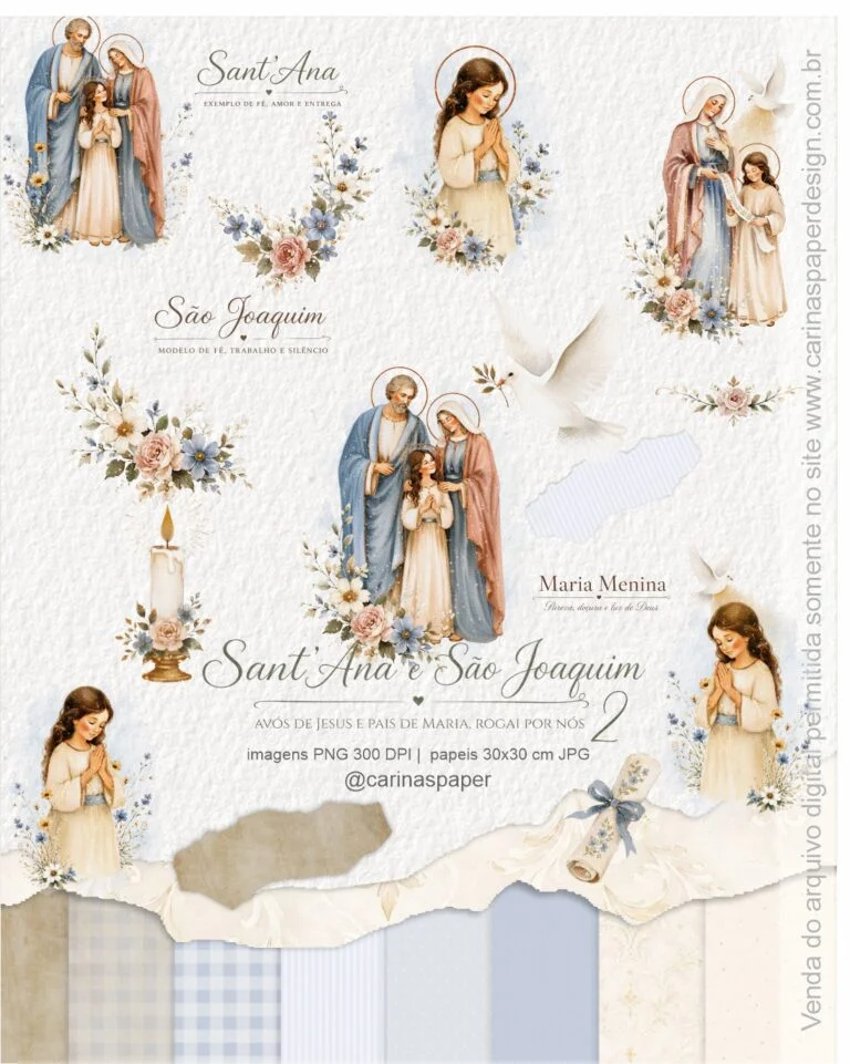 Kit-Ilustracoes-Santana-e-Sao-Joaquim-2 Kit Ilustrações Santana e São Joaquim 2 - Imagem 1