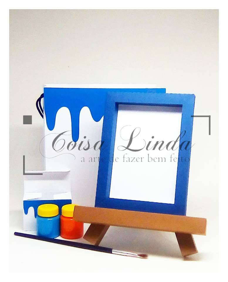 Kit-de-Pintura-com-mini-cavalete Kit de Pintura com Mini Cavalete - Imagem 1