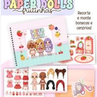 Livro Interativo Paper Dolls Frutinhas